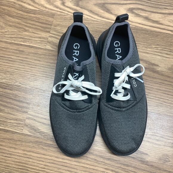 Cole Haan Grand Sport Journey Knit Shoe Men Black Lace Up Size 7M  C32583 - Picture 6 of 10